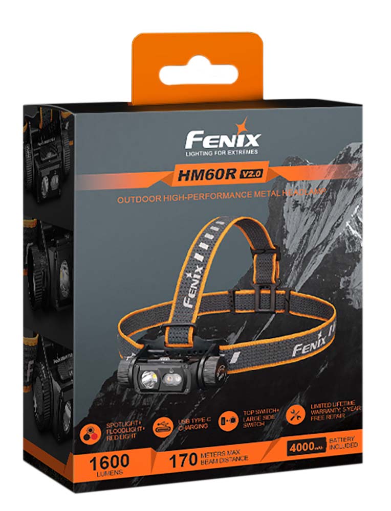налобный фонарь Fenix HM60R V2.0 