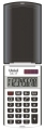 карманный калькулятор Uniel UK-17 black