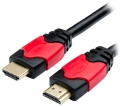 HDMI кабель ATcom HDMI&gt;HDMI 3.0м v1.4 red/gold