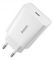 быстрая сетевая зарядка для iPhone Baseus Speed Mini Quick Charger 1C 20W white