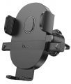 держатель для телефона в воздуховод Hoco H18 Mighty one-button car holder (air outlet) black