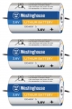литиевые промышленные батарейки Westinghouse ER 34615Y (D) axial wires 3шт. 