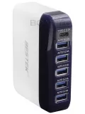 зарядное устройство USB 6 портов Bestek Multi-port USB charger MRU060C white