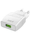 зарядное устройство EMY MY-A101 + кабель USB - micro USB white
