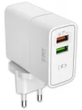 зарядное устройство для путешествий EMY MY-A501Q QC3.0 + кабель USB - micro USB white