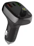 автомобильная зарядка с bluetooth FM трансмиттером LDNIO C704Q black
