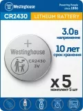 литиевые батарейки Westinghouse CR2430 5шт. 