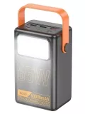 внешний аккумулятор со светильником Hoco J110A Powerful PD65 compatible power bank(60000mAh) black