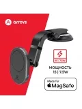 автомобильный держатель c зарядкой Arroys Dash-W4MS black