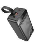 внешний аккумулятор повербанк Hoco J123C Element 22.5W+PD20W power bank with display(60000mAh) black