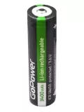 аккумулятор GoPower NCR18650 Li-ion 3400mAh  с защитой 