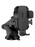 держатель для телефона на торпеду Hoco H65 Gamble one-button car holder (center console) black
