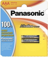 батарейки (2 шт.) Panasonic LR03/AAA Alkaline Power-12BL