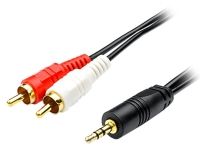 кабель межблочный ATcom 3.5mm&gt;2xRCA 1.5m (M/M)