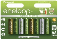 аккумуляторы (8 шт) Panasonic 1900 mAh R6/AA Eneloop-8BL