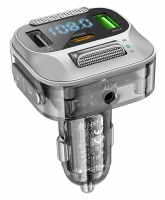 FM трансмитер с bluetooth Hoco E75 Bravery PD30W+QC3.0 car BT FM transmitter