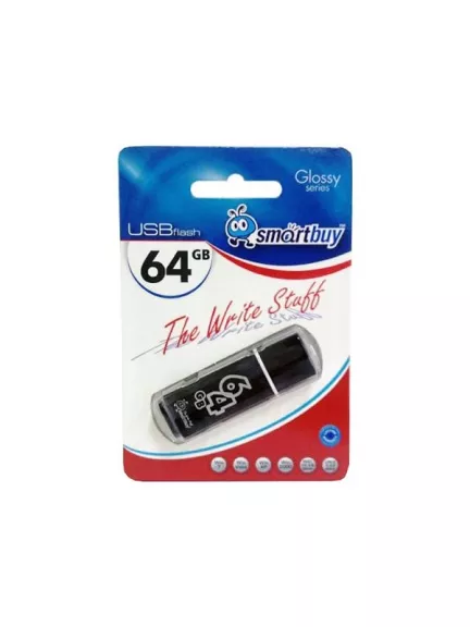 флешка USB SmartBuy Glossy series 64Gb