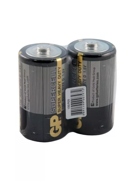 батарейки (2 шт.) GP R20/D Supercell-OS2