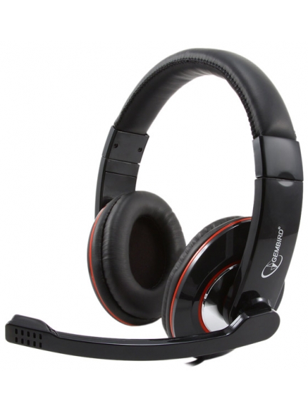 Белые наушники с микрофоном Gembird MHS-780