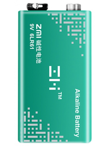 батарейка крона ZMI 6LR61 alkaline battery 9V