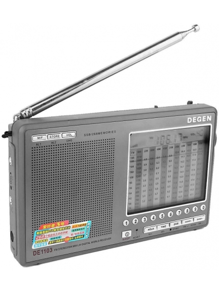 всеволновый радиоприемник высокого класса Degen DE1103 DSP