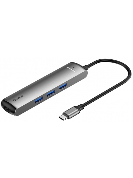 многопортовый адаптер для ноутбука Baseus Six-in-one smart HUB docstation