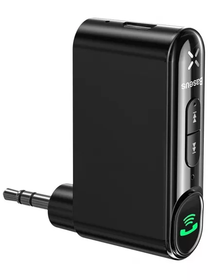 bluetooth AUX аудиоадаптер Baseus Qiyin AUX Car Bluetooth Receiver