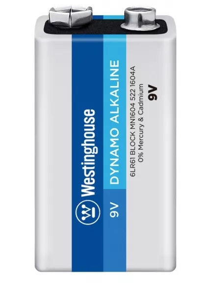 щелочная батарейка Westinghouse 6LR61/Крона Dynamo Alkaline-PB6