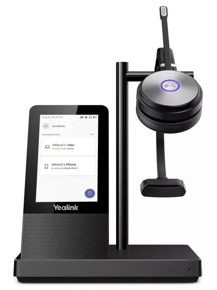 Беспроводная DECT гарнитура Yealink WH66 Mono Teams
