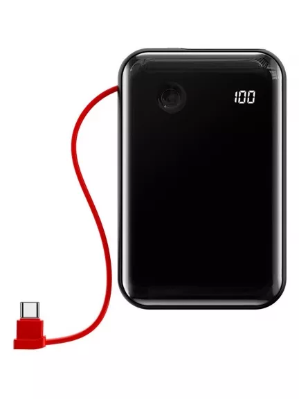 внешний аккумулятор Baseus Mini S Digital Display 3A Power Bank 10000mAh (With Type-C Cable)