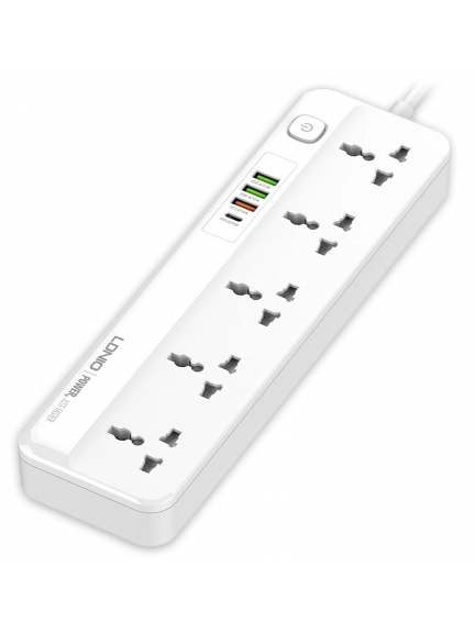 сетевой фильтр LDNIO SC5415 3USB*1TypeC*5 розеток 2м