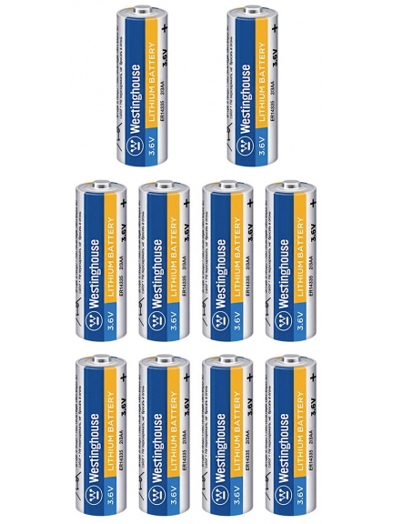 литиевые батарейки 3.6V Westinghouse ER 14335 (2/3AA) 10шт.