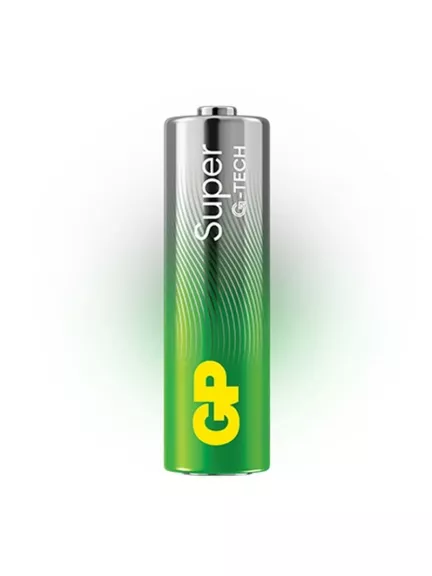 пальчиковая алкалиновая батарейка GP LR6/AA Super Alkaline G-TECH-S4