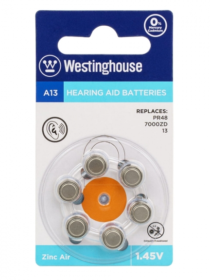 батарейка Westinghouse ZA13/PR48 18шт.