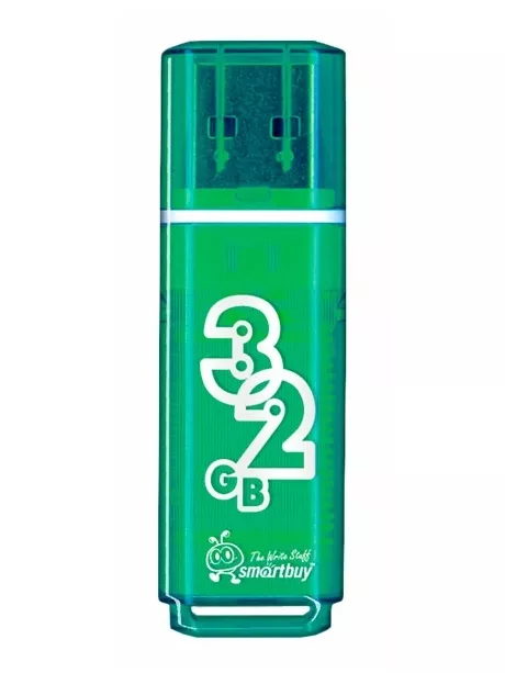 флешка USB SmartBuy Glossy series 32Gb green