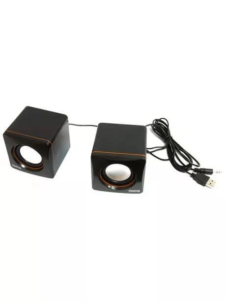 колонки Dialog Colibri AC-04UP black/orange