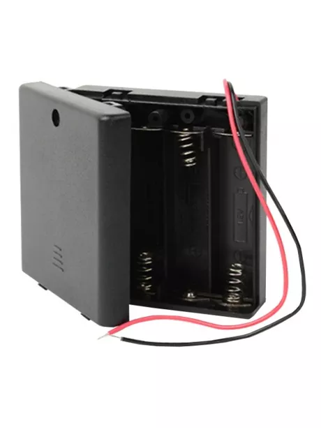 батарейный бокс Robiton Bh4xAA/switch 