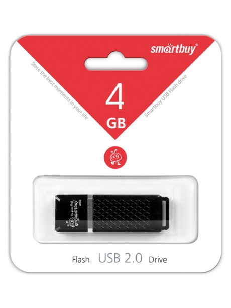 флешка USB SmartBuy Quartz series 4Gb black