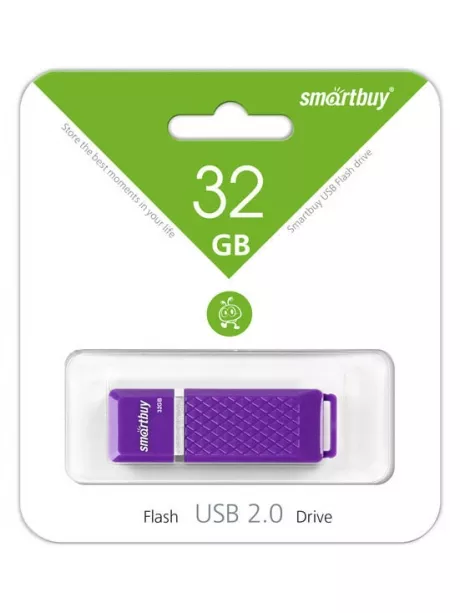 флешка USB SmartBuy Quartz series 32Gb violet