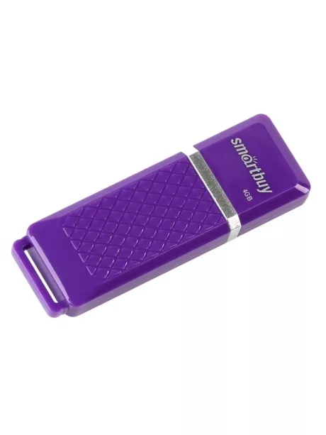 флешка USB SmartBuy Quartz series 4Gb violet