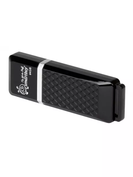флешка USB SmartBuy Quartz series 64Gb black