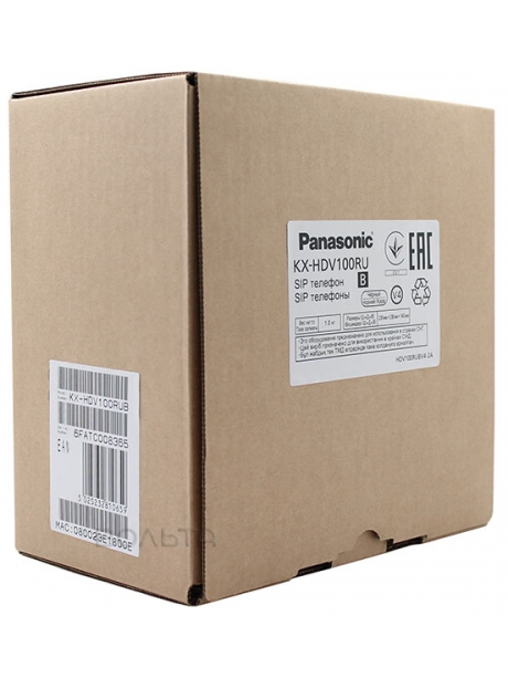 VoIP телефон Panasonic KX-HDV100RU black