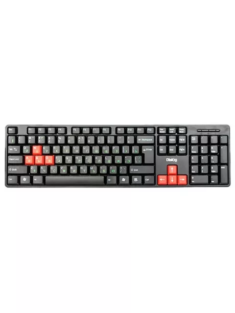 клавиатура Dialog KS-030U black/red