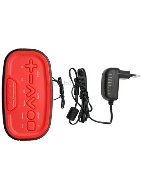 электронные часы настольные Uniel UTR-33 black/red