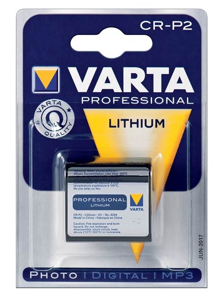 батарейка Varta CR-P2 PROFESSIONAL LITHIUM 6204-1BL 