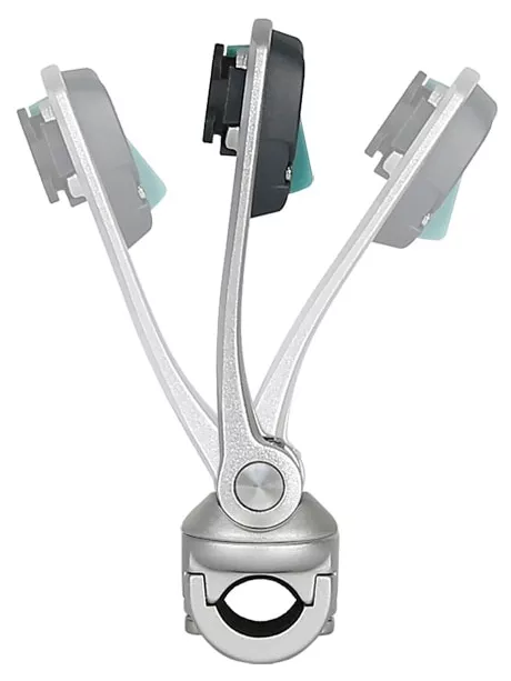 держатель для телефона на мотоцикл X-Guard Small tube Mount A+ matt silver