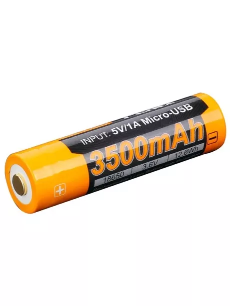 аккумулятор с USB портом Fenix ARB-L18 18650 USB Li-Ion 3500 mAh, защищенный 