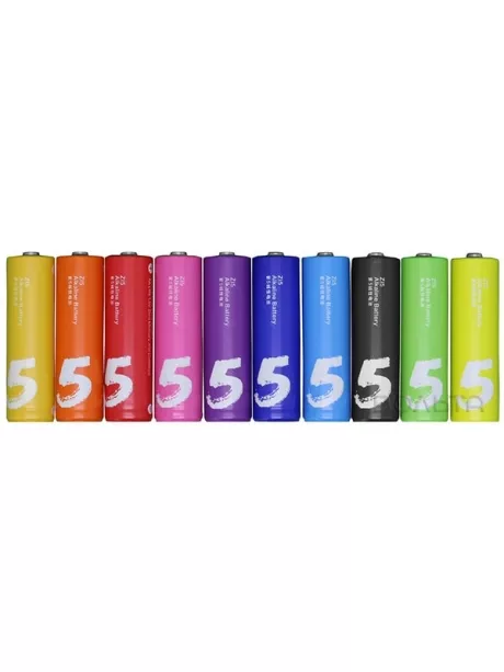 батарейки (10 шт.) ZMI LR6/AA ZI5 Rainbow 