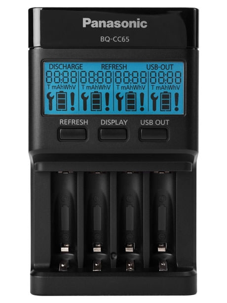 зарядное устройство Panasonic Eneloop BQ-CC65E Professional Charger black