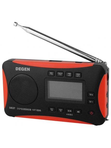 карманный радиоприемник Degen DE27 black